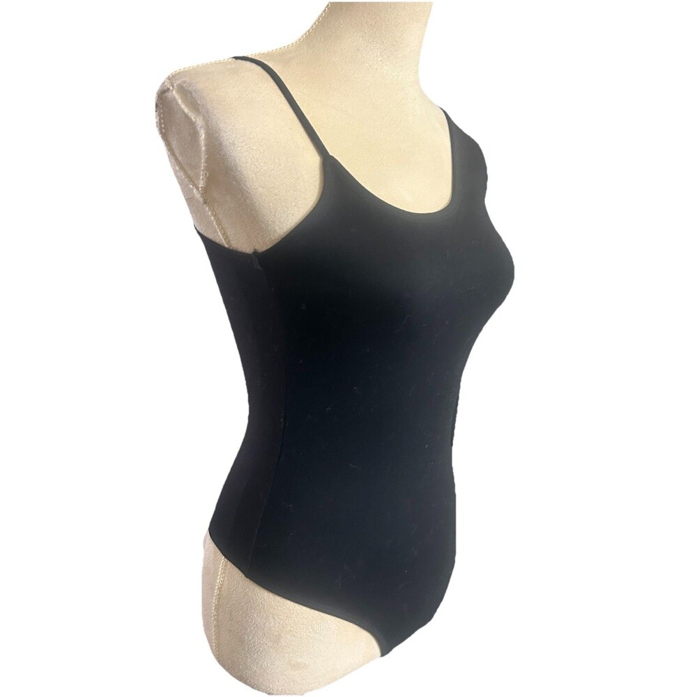 Abercrombie & Fitch Soft A&F Collection Black Asymmetrica Strap Bodysuit Size XS - Picture 4 of 8